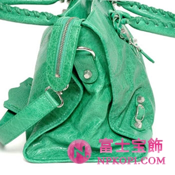 バレンシアガ（BALENCIAGA）ザ・ジャイアント パートタイム　レディースハンドバッグ　エメラルドグリーン　282009-D94JN-3725 